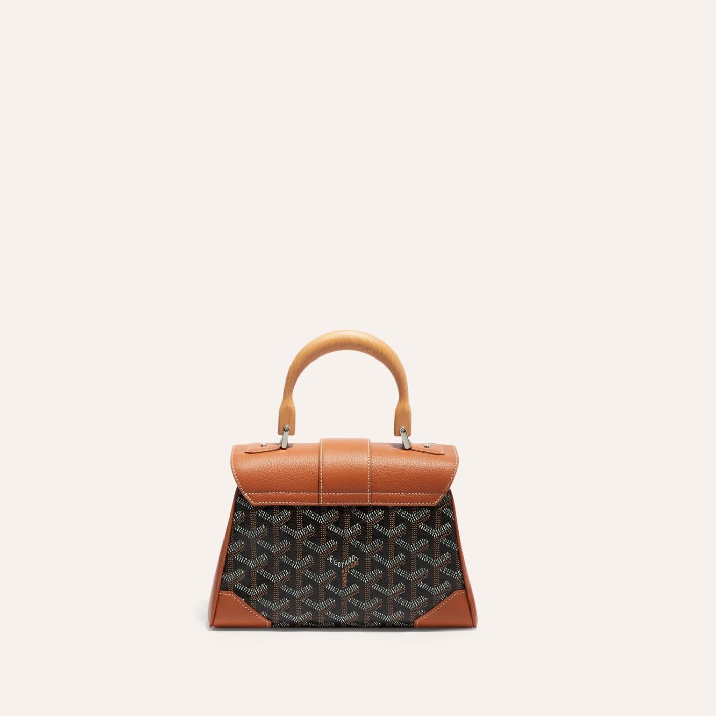 Goyard Saigon Souple Mini Bag Black and Brown - Image 3